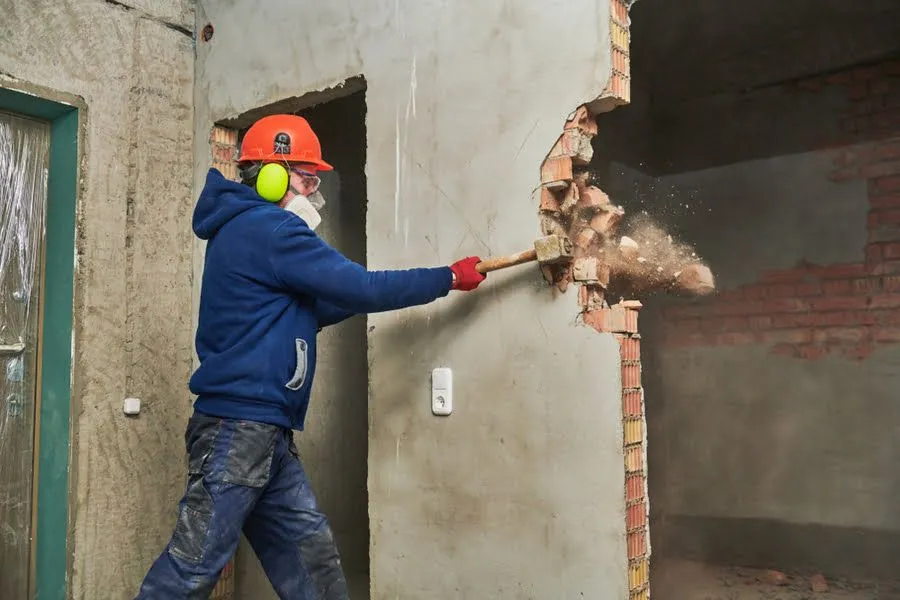Demolition work