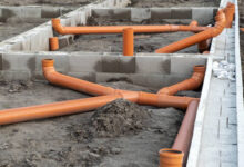 Drainage pipe works