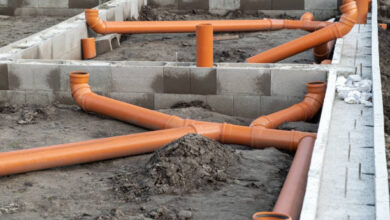 Drainage pipe works
